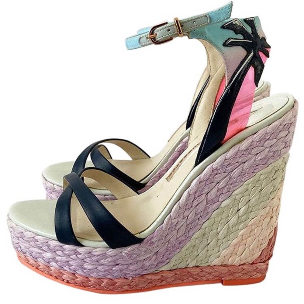 Sophia Webster Lucita Malibu Sunrise Wedges Size: 41